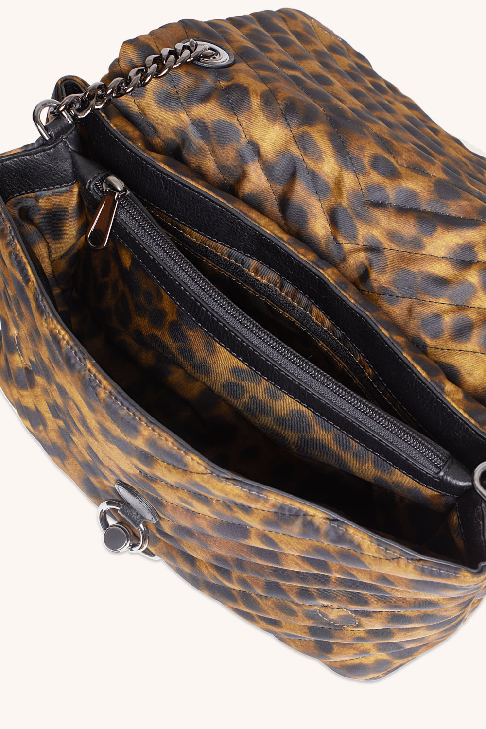 Edie Nylon Jumbo Flap Shoulder Bag