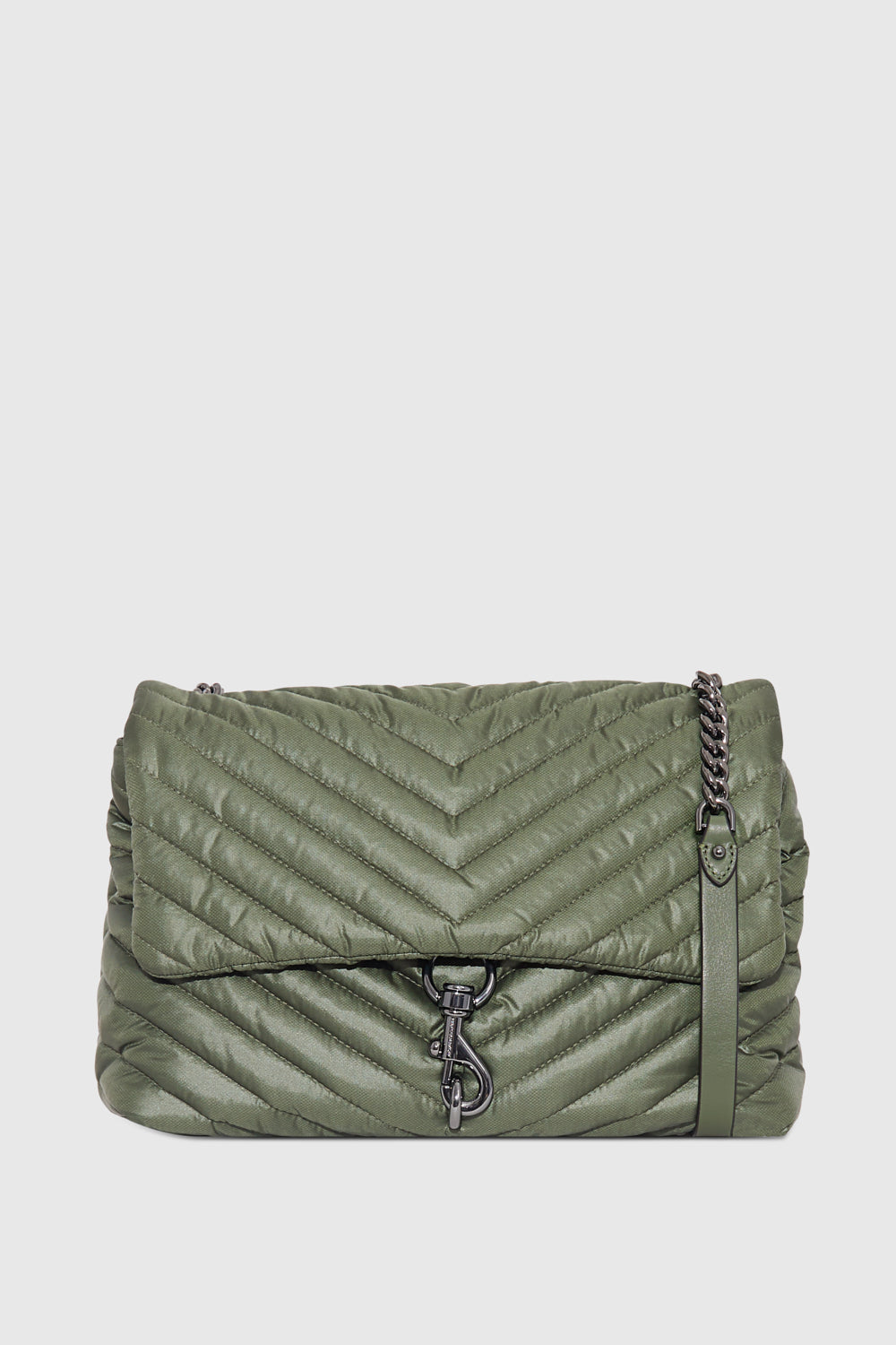 Edie Nylon Jumbo Flap Shoulder Bag