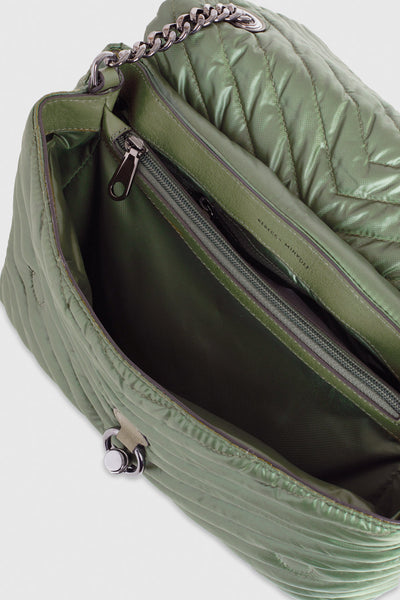 Edie Nylon Jumbo Flap Shoulder Bag