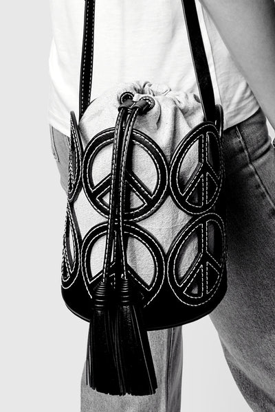 Peace Bucket Bag