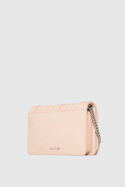 Chevron Quilted Small Love Crossbody