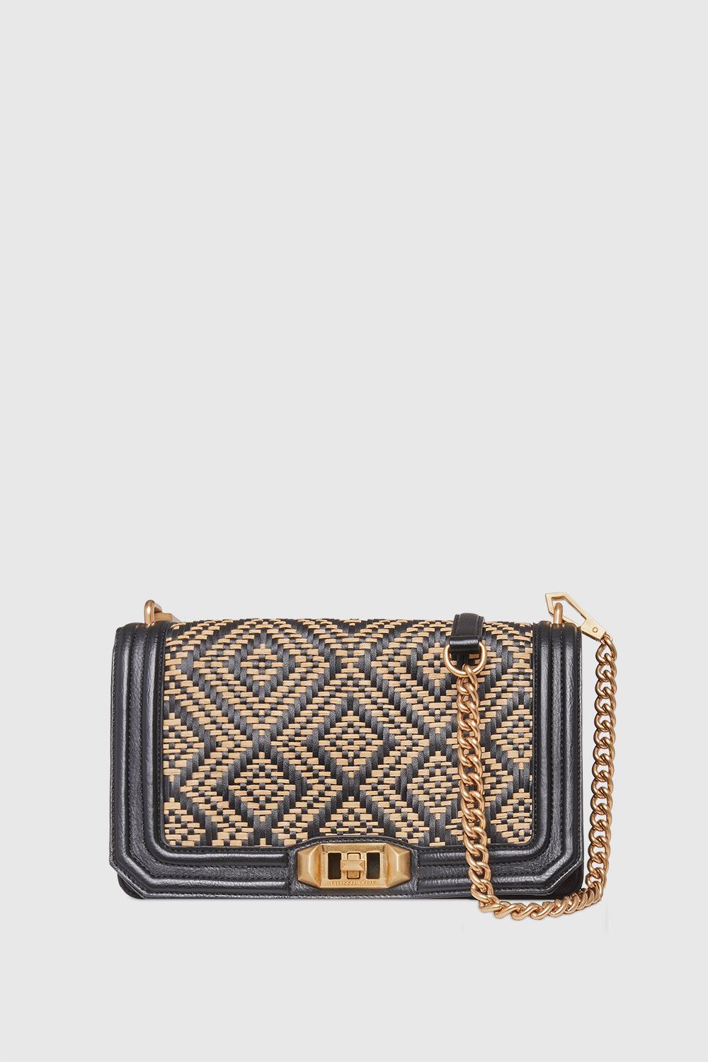 Chevron Quilted Love Crossbody