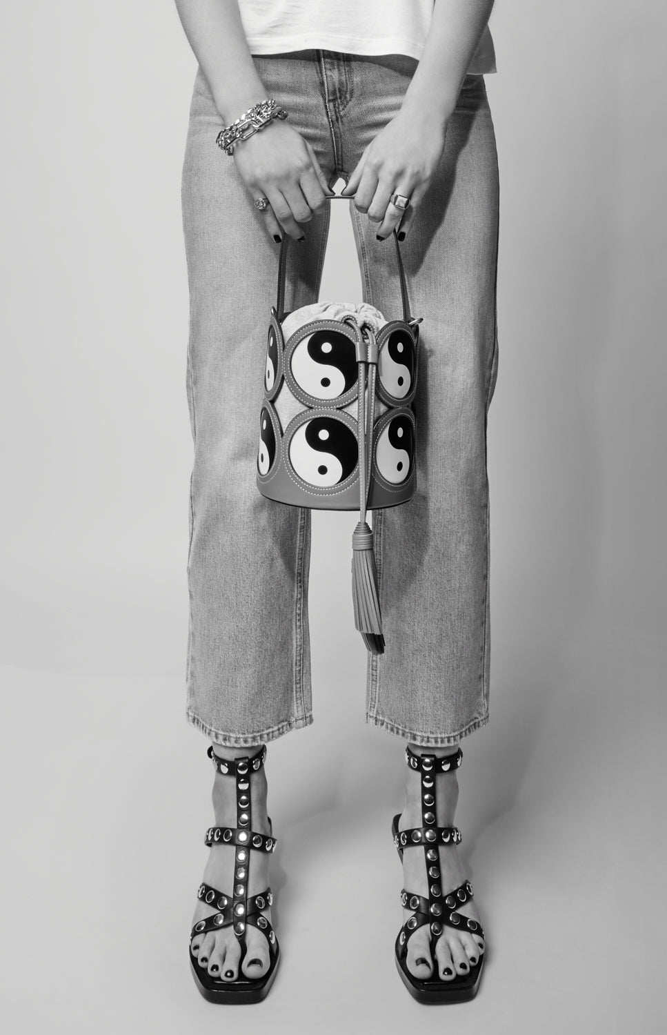 Yin Yang Bucket Bag