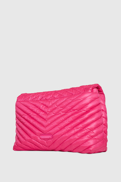 Edie Nylon Jumbo Flap Shoulder Bag