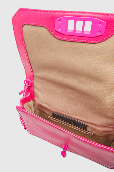 Chevron Quilted Small Love Crossbody