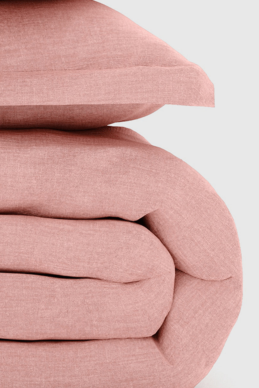 Blush Bamboo/Linen Duvet Set