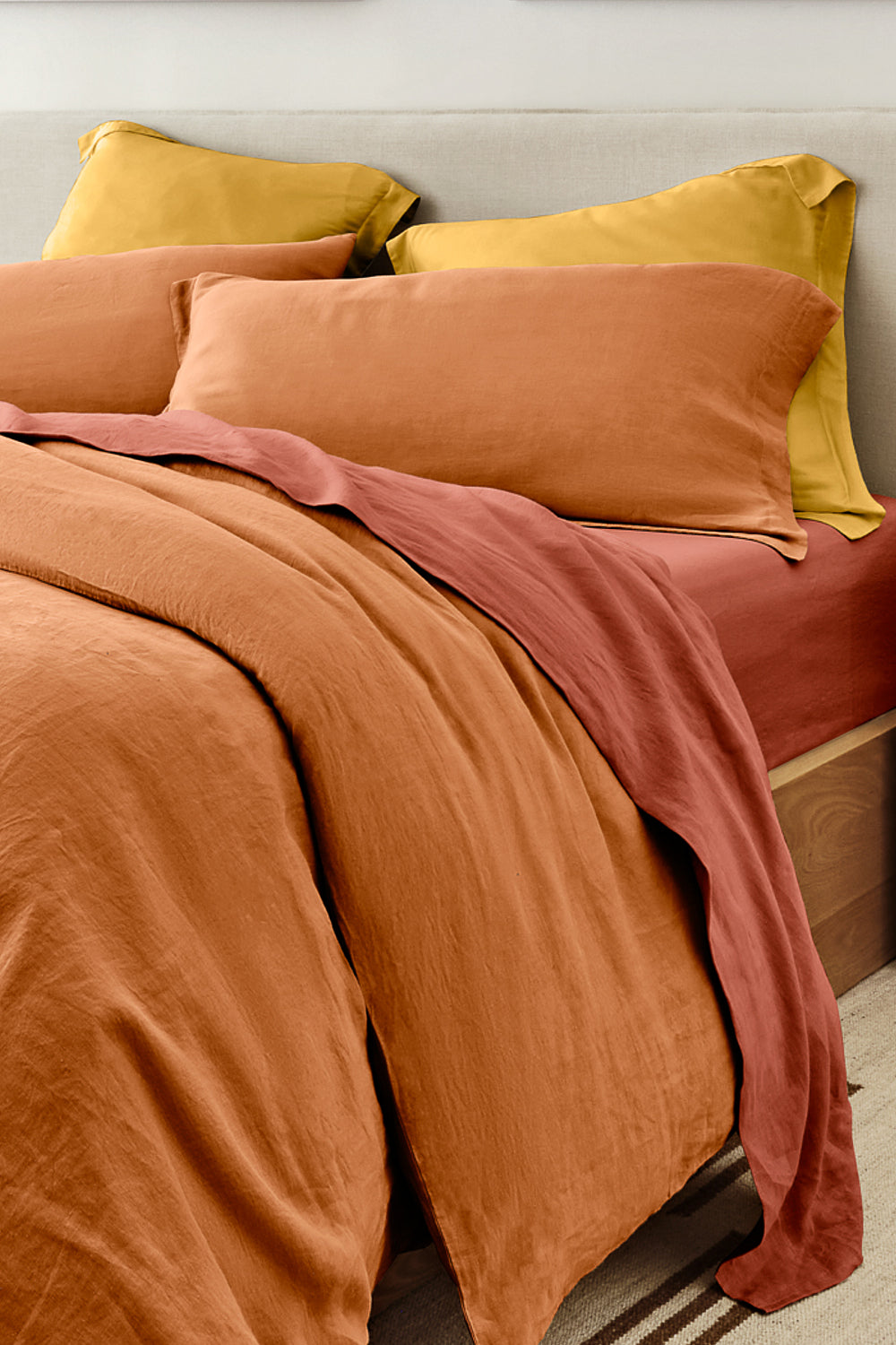Clay Bamboo/Linen Duvet Set