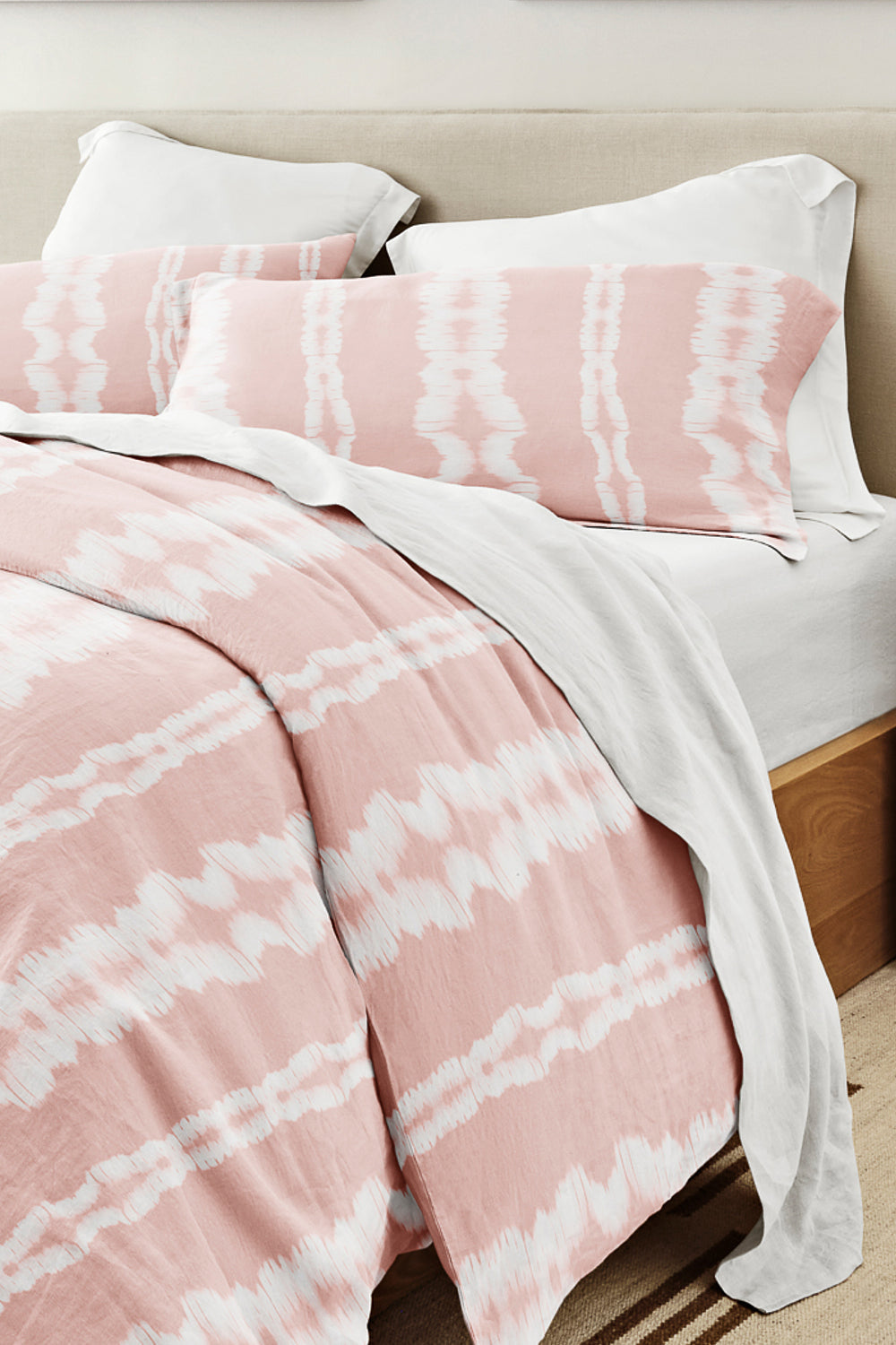 Blush Tie-Dye Duvet Cover Set