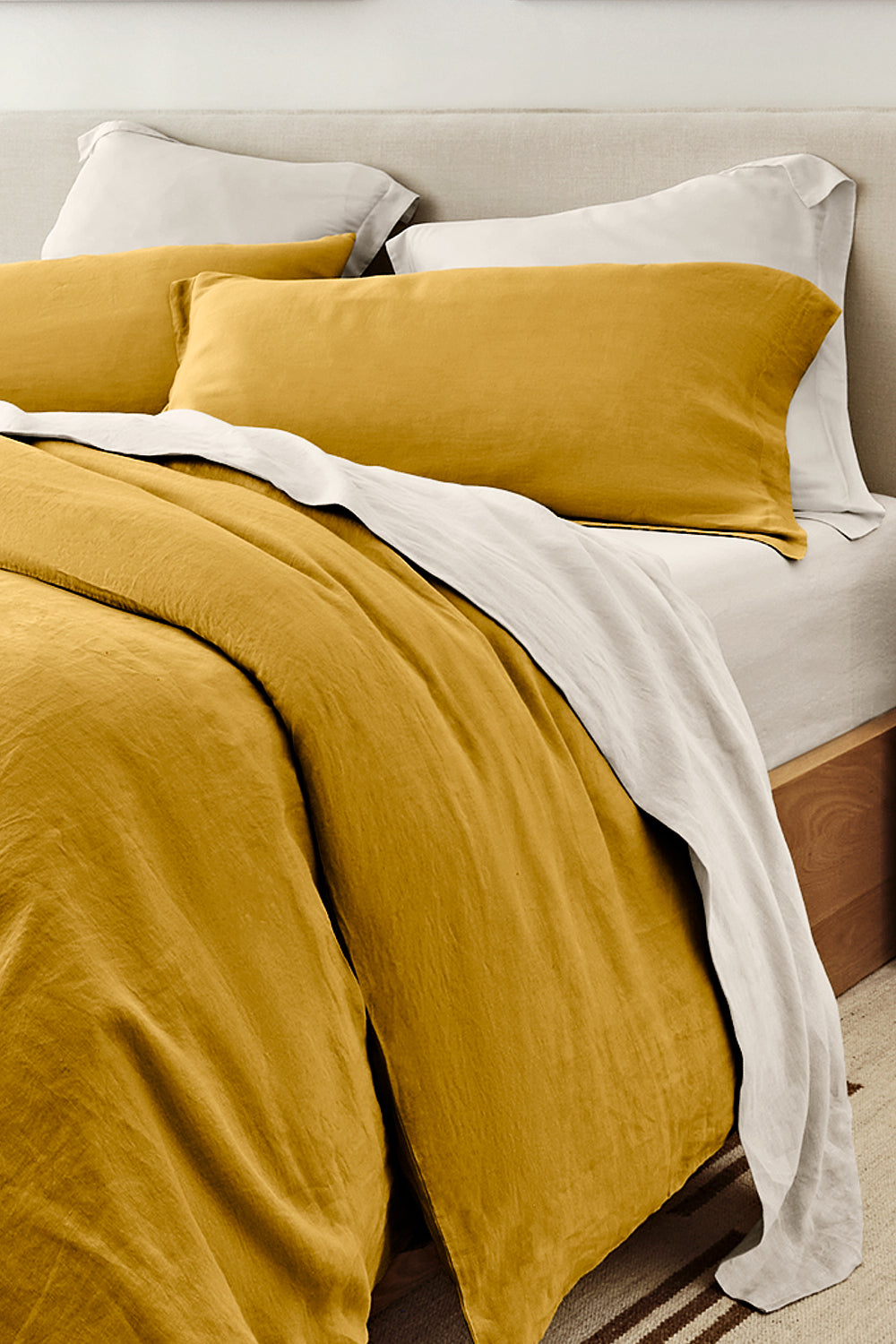Tumeric Bamboo/Linen Duvet Set