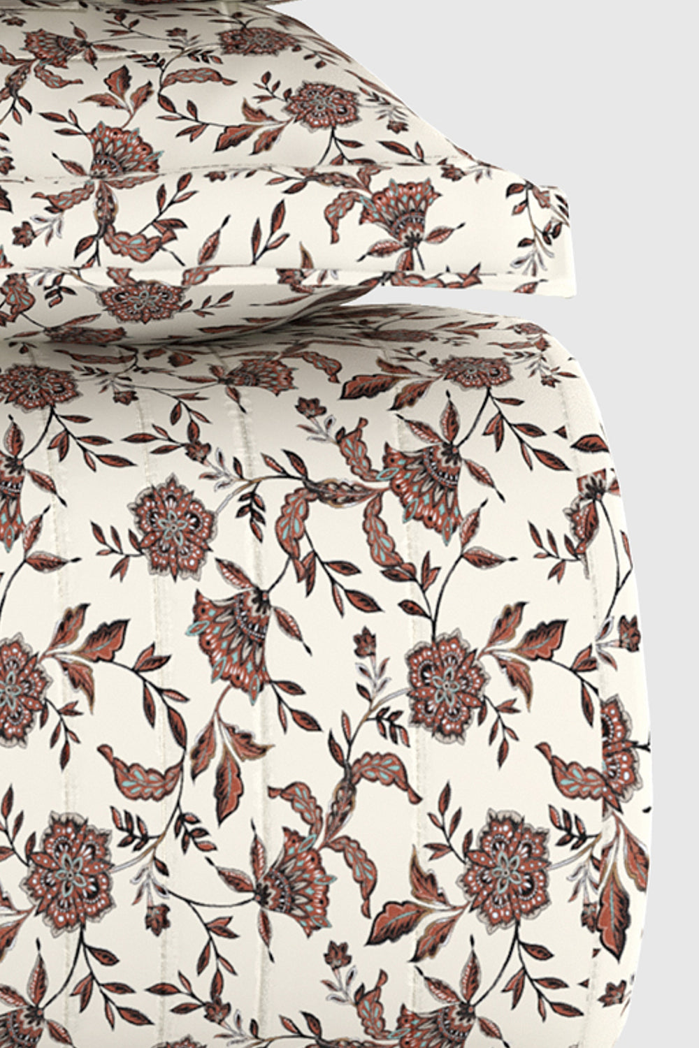 Jacobean Floral Quilt Set