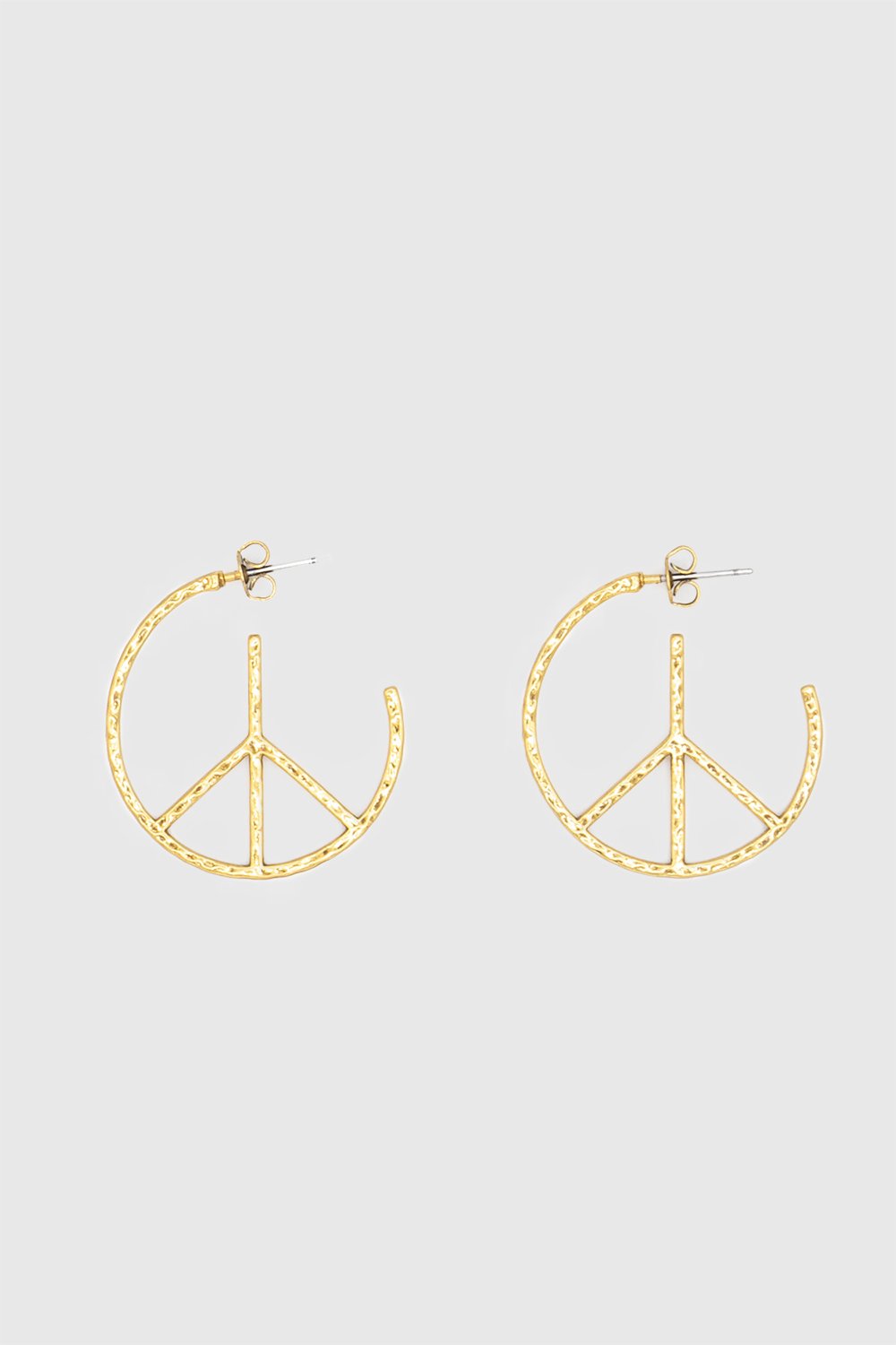 Peace Hoop Earring