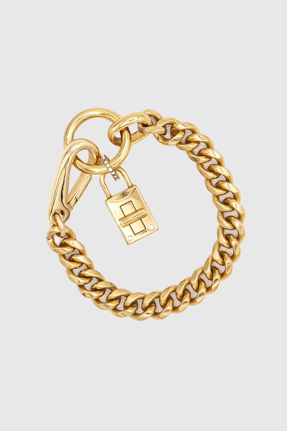 RM Padlock Charm Bracelet