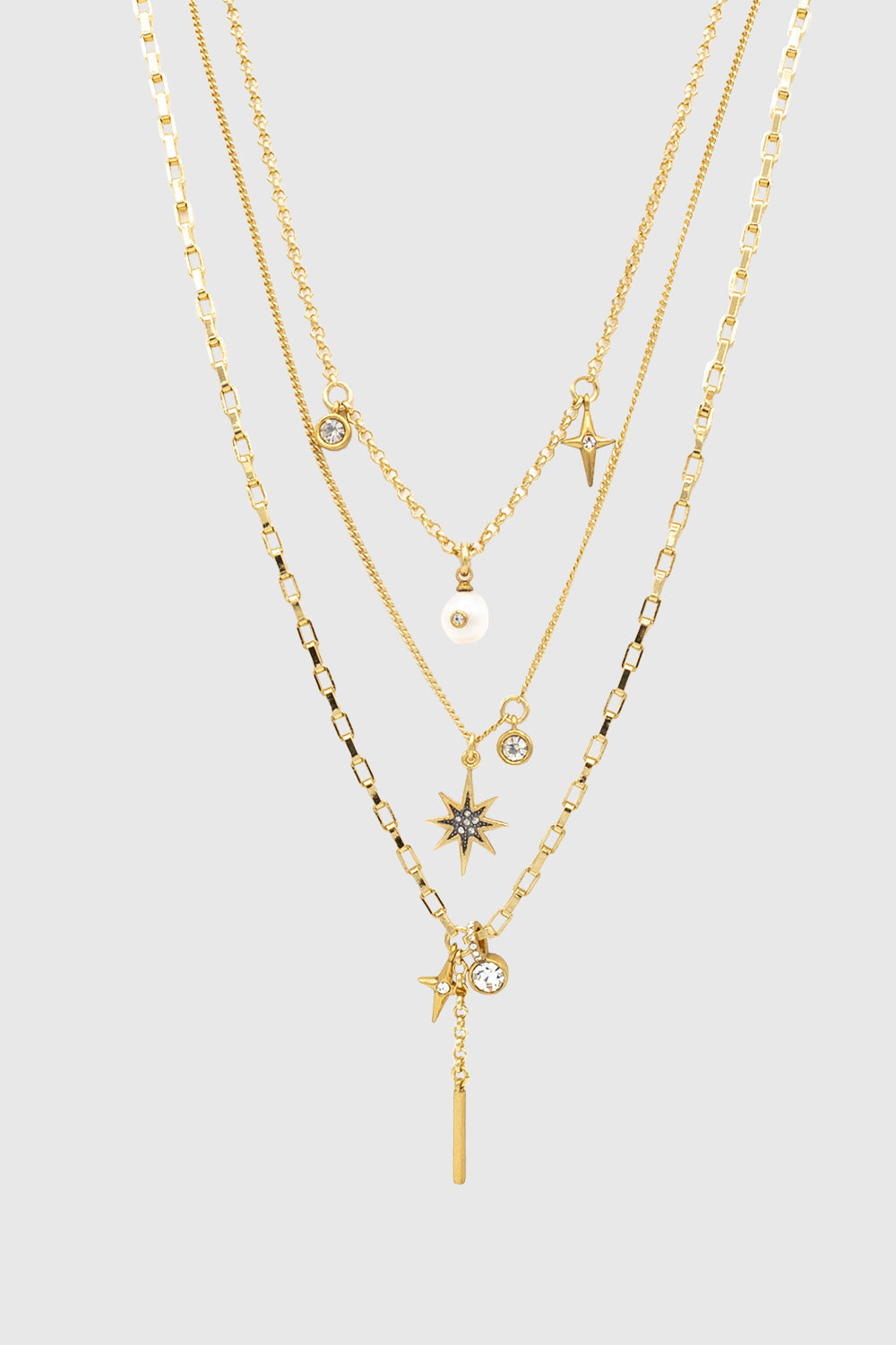 Layered Charm Necklace