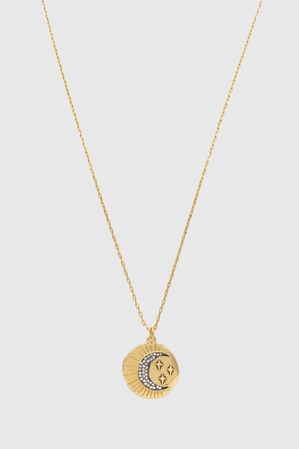 Moon Pendant Charm Necklace