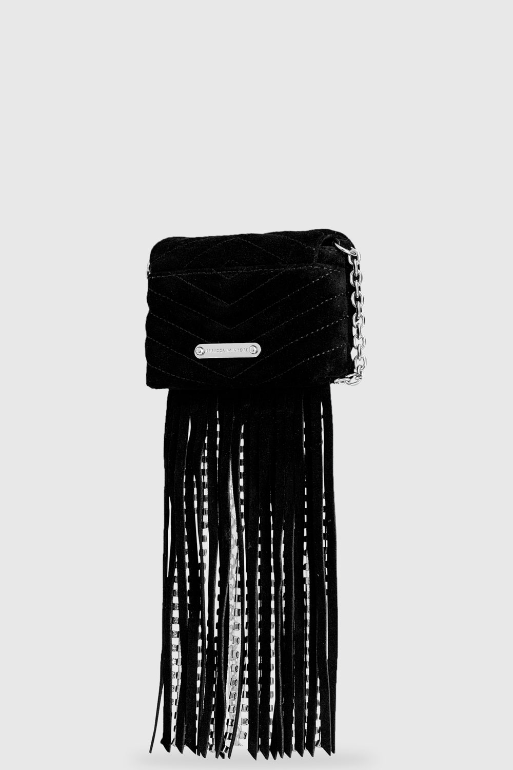 Edie Micro Crossbody With Crystal Fringe