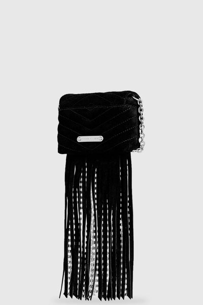 Edie Micro Crossbody With Crystal Fringe