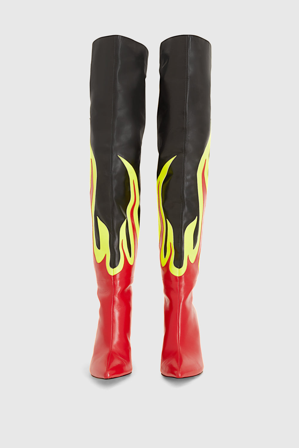Siena Flame Over The Knee Heeled Boot