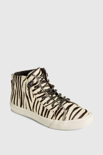 Zebra High Top Sneaker