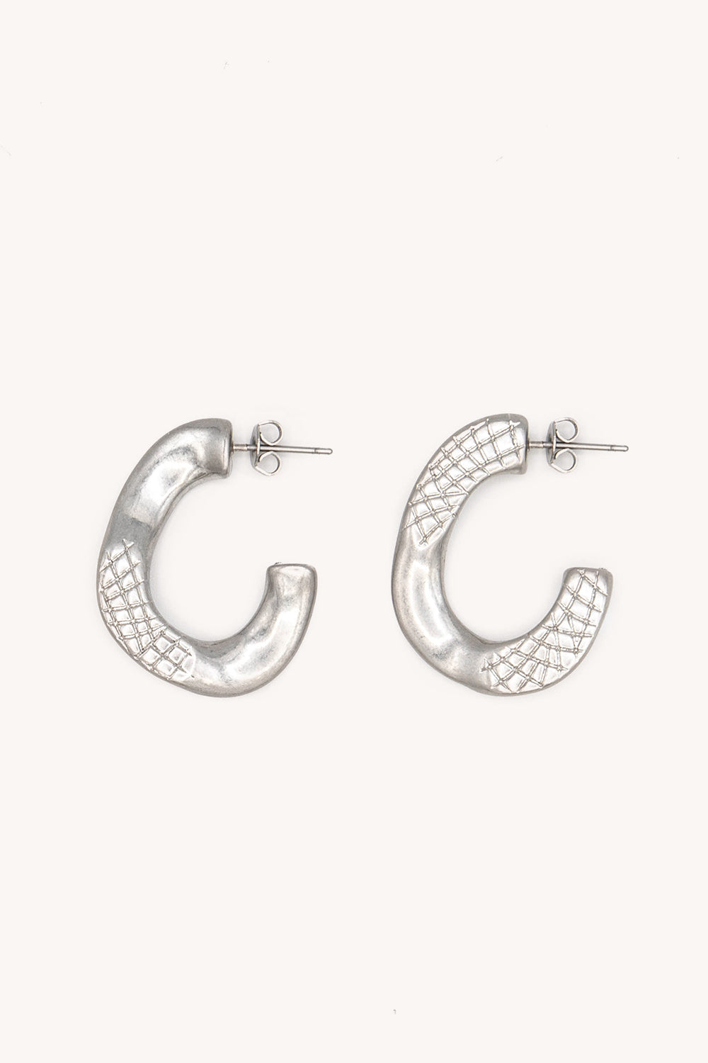 Textured Link Earring